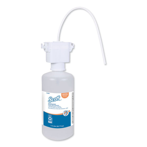 Scott® Antimicrobial Foam Skin Cleanser, Unscented, 1,500 mL Refill, 2/Carton (KCC11279)