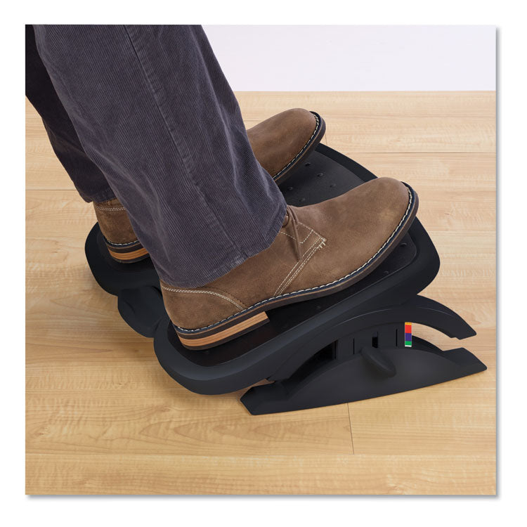 Kensington® SoleMate Plus Adjustable Footrest with SmartFit System, 21.9w x 3.7d x 14.2h, Black (KMW52789) Each