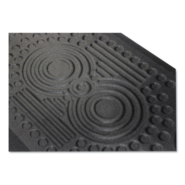 Floortex® AFS-TEX 3000X Anti-Fatigue Mat, Rectangular, 20 x 39, Midnight Black (FLRFCA32039XBM)