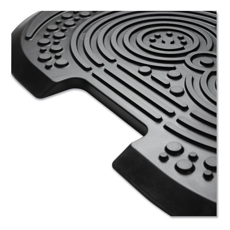 Floortex® AFS-TEX 2000X Anti-Fatigue Mat, Bespoke, 16 x 24, Black (FLRFCA21624XBK)