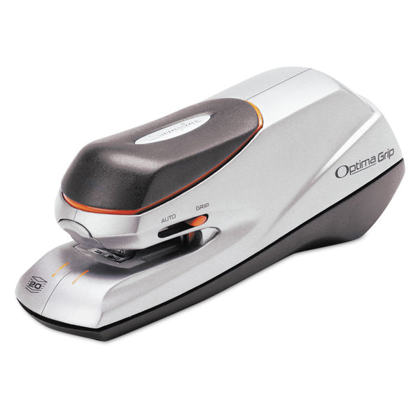 Swingline® Optima Grip Electric Stapler, 20-Sheet Capacity, Black/Silver (SWI48207)