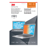 3M™ Gold Frameless Privacy Filter for 14" Widescreen Laptop, 16:9 Aspect Ratio (MMMGF140W9B) Each
