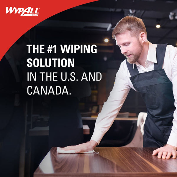 WypAll® General Clean X60 Task Wipe 1180 Sheets Pop-Up™ Box 9.1 X 165.8 Inch NonSterile Limited Reuse (1252415_CS) 1180/CS