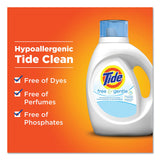 Tide® Free and Gentle Liquid Laundry Detergent, 64 Loads, 92 oz Bottle, 4/Carton (PGC41829)