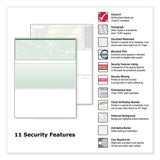 DocuGard™ Standard Security Check, 11 Features, 8.5 x 11, Green Marble Top, 500/Ream (PRB04502) 1 Ream