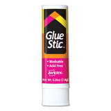 Avery® Permanent Glue Stic Value Pack, 0.26 oz, Applies White, Dries Clear, 18/Pack (AVE98089)