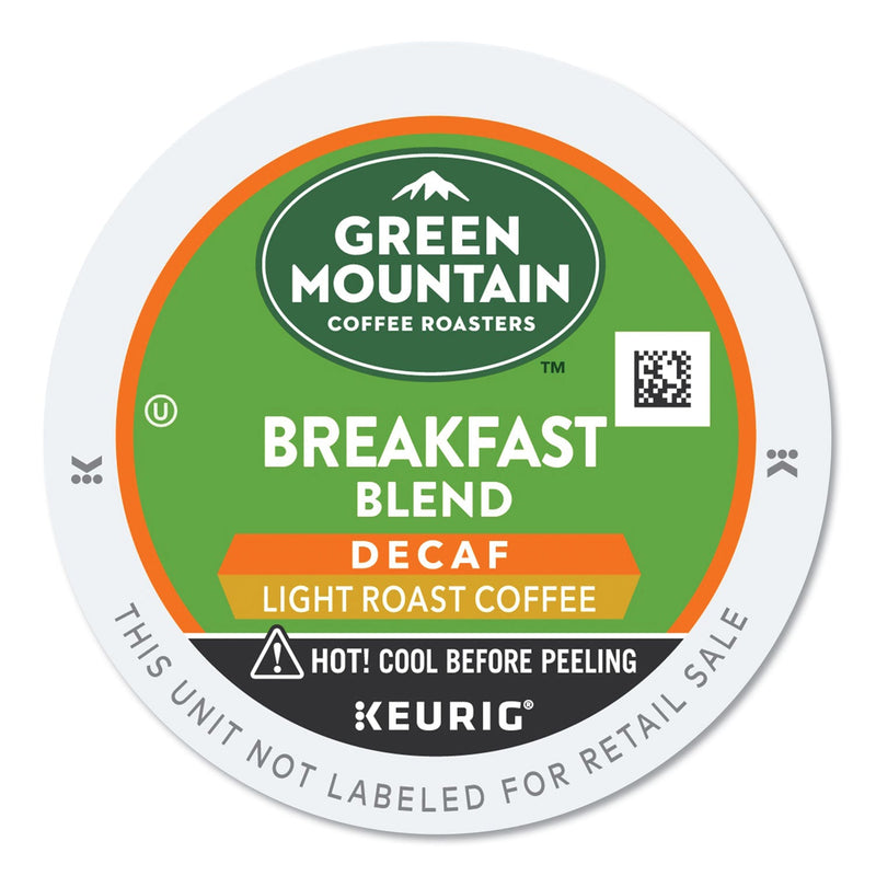 Green Mountain Coffee® Breakfast Blend Decaf Coffee K-Cups, 24/Box (GMT7522) Box of 24