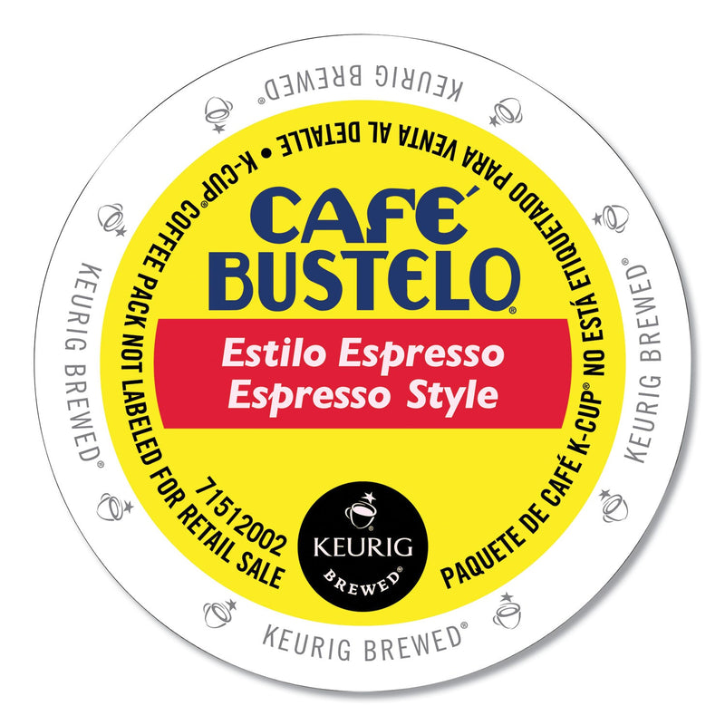 Café Bustelo Espresso Style K-Cups, 24/Box (GMT6106) Box of 24