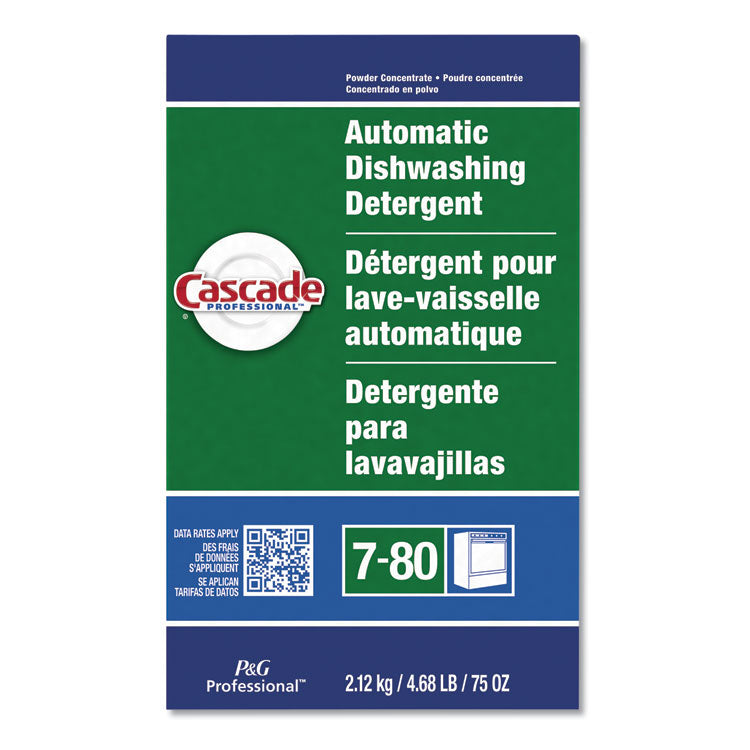 Cascade Professional™ Automatic Dishwasher Detergent Powder, Fresh Scent, 75 oz Box (PGC59535) Each