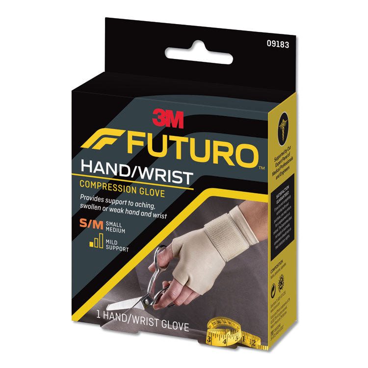 FUTURO™ Energizing Support Glove, Small/Medium, Fits Palm Size 6.5" - 8.0", Tan (MMM09183EN) Each