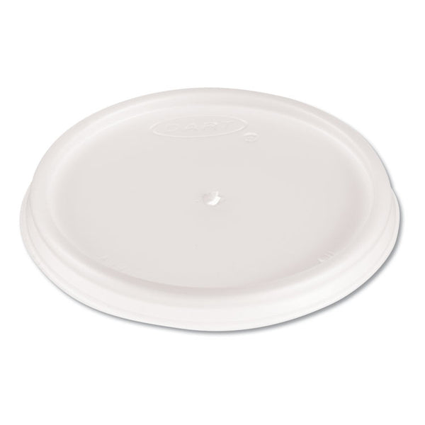 Dart® Plastic Lids, Fits 4 oz Cups, Vented, Translucent, 100/Pack, 10 Packs/Carton (DCC4JL)