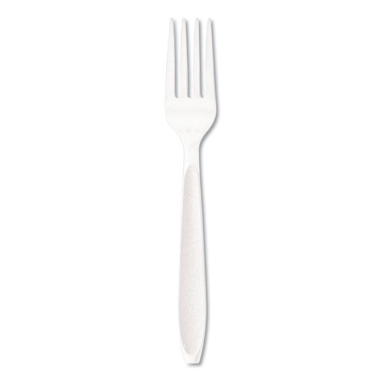 SOLO® Impress Heavyweight Full-Length Polystyrene Cutlery, Fork, White, 1,000/Carton (SCCHSWF0007)