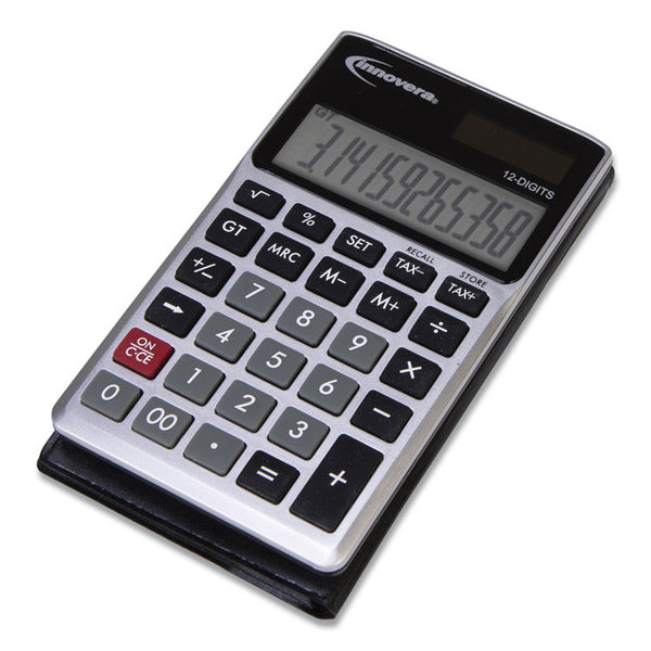 Innovera® 15922 Pocket Calculator, 12-Digit LCD (IVR15922) Each