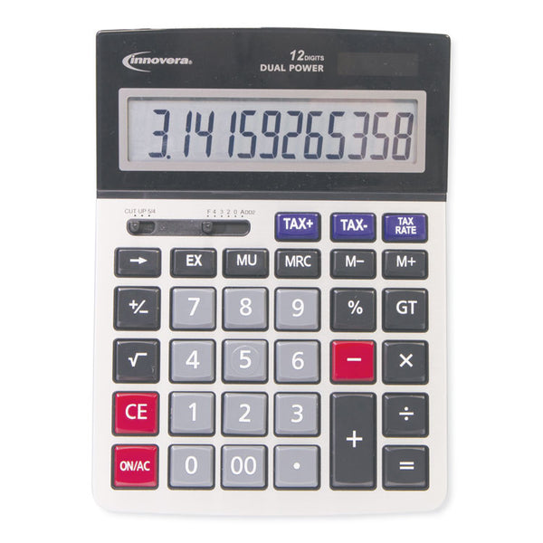 Innovera® 15975 Large Display Calculator, 12-Digit LCD (IVR15975)