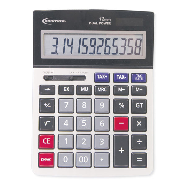 Innovera® 15975 Large Display Calculator, 12-Digit LCD (IVR15975) Each