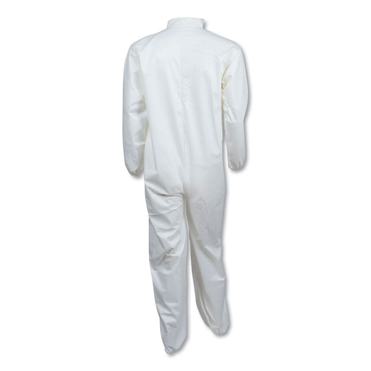 KleenGuard™ A40 Elastic-Cuff and Ankles Coveralls, 4X-Large, White, 25/Carton (KCC44317) Case of 25