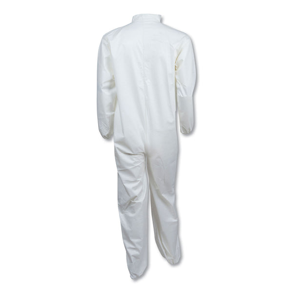 KleenGuard™ A40 Elastic-Cuff and Ankles Coveralls, 4X-Large, White, 25/Carton (ANS44317) Case of 25