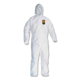 KleenGuard™ A20 Breathable Particle Protection Coveralls, Zip Closure, 3X-Large, White (KCC49116) Case of 20