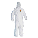KleenGuard™ A20 Breathable Particle Protection Coveralls, Zip Closure, 3X-Large, White (ANS49116) Case of 20