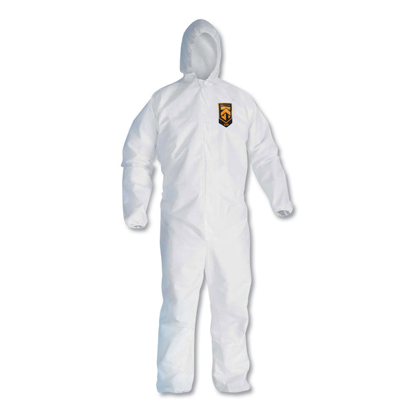 KleenGuard™ A20 Breathable Particle Protection Coveralls, Zip Closure, 3X-Large, White (ANS49116) Case of 20