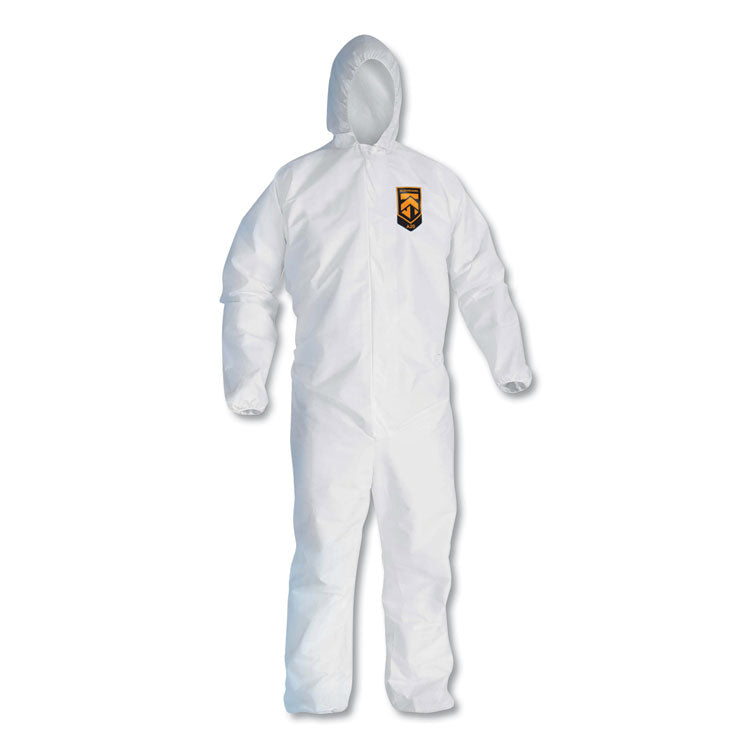 KleenGuard™ A20 Breathable Particle Protection Coveralls, Zip Closure, 3X-Large, White (KCC49116) Case of 20
