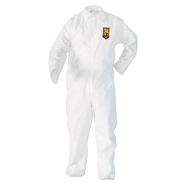 KleenGuard™ A20 Breathable Particle Protection Coveralls, Zip Closure, 2X-Large, White (KCC49105)