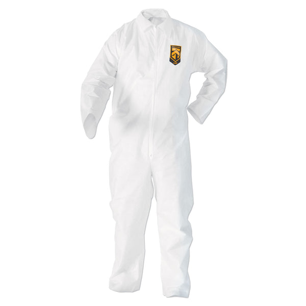 KleenGuard™ A20 Breathable Particle Protection Coveralls, Zip Closure, 2X-Large, White (ANS49105) Case of 24