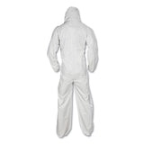 KleenGuard™ A20 Elastic Back and Ankle Hood and Boot Coveralls, X-Large, White, 24/Carton (ANS49124) Case of 24