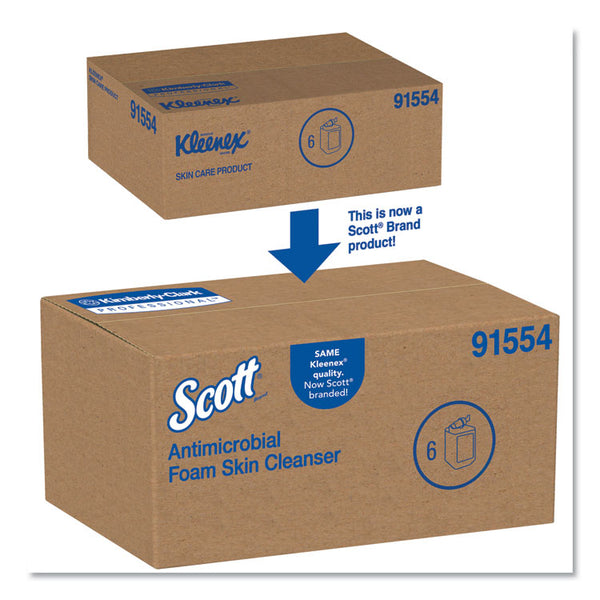 Scott® Antimicrobial Foam Skin Cleanser, Fresh Scent, 1,000 mL Bottle (KCC91554)