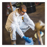 KleenGuard™ A30 Elastic-Back and Cuff Coveralls, Large, White, 25/Carton (KCC46103) Case of 25