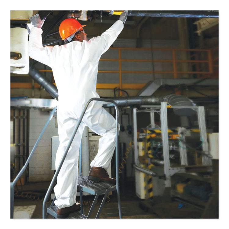 KleenGuard™ A20 Breathable Particle Protection Coveralls, Zip Closure, 2X-Large, White (KCC49105) Case of 24