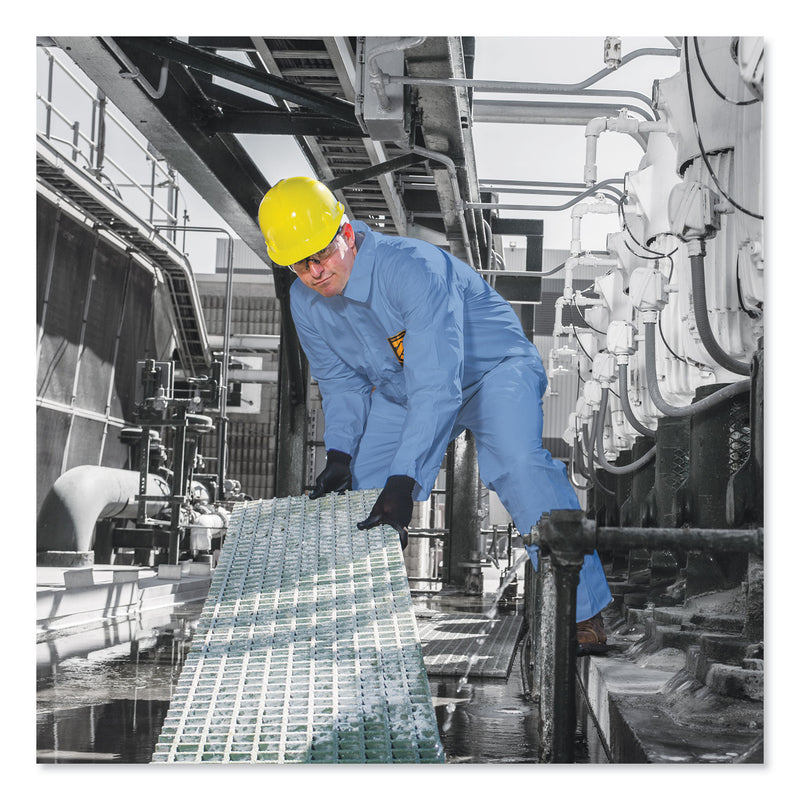 KleenGuard™ A20 Coveralls, MICROFORCE Barrier SMS Fabric, X-Large, Blue, 24/Carton (ANS58504) Case of 24
