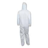 KleenGuard™ A40 Elastic-Cuff, Ankle, Hooded Coveralls, 3X-Large, White, 25/Carton (ANS44326) Case of 25