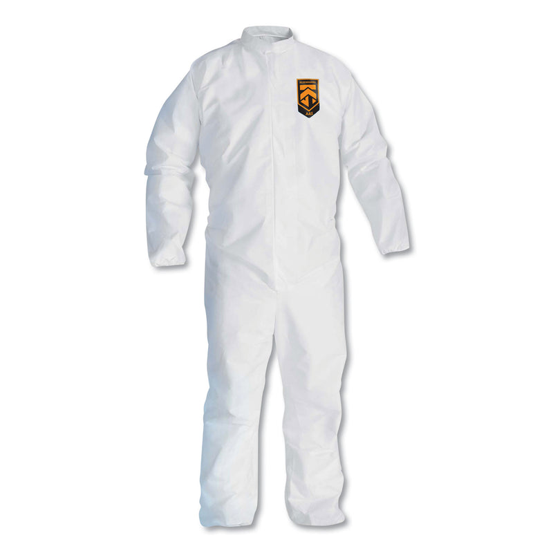 KleenGuard™ A30 Elastic-Back Coveralls, White, X-Large, 25/Carton (ANS46004) Case of 25