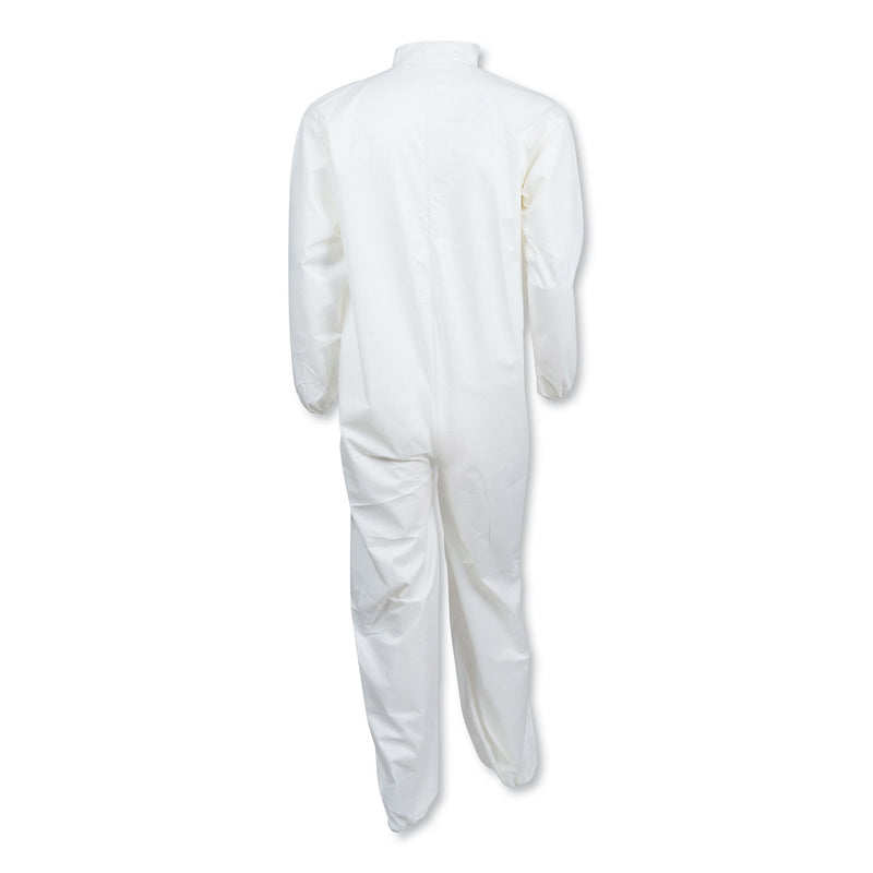 KleenGuard™ A40 Elastic-Cuff and Ankles Coveralls, White, Large, 25/Carton (ANS44313) Case of 25