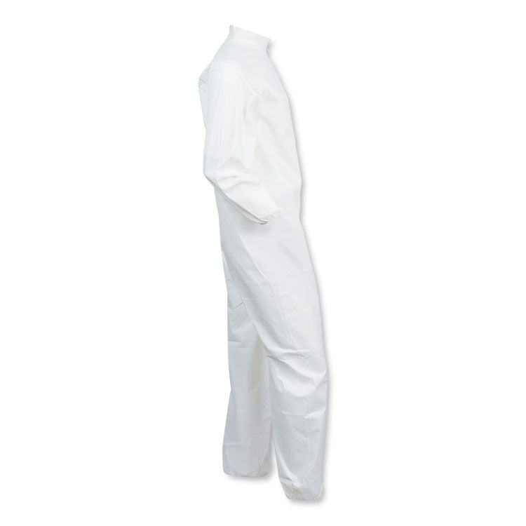 KleenGuard™ A40 Coveralls, Elastic Wrists/Ankles, X-Large, White (KCC44314)