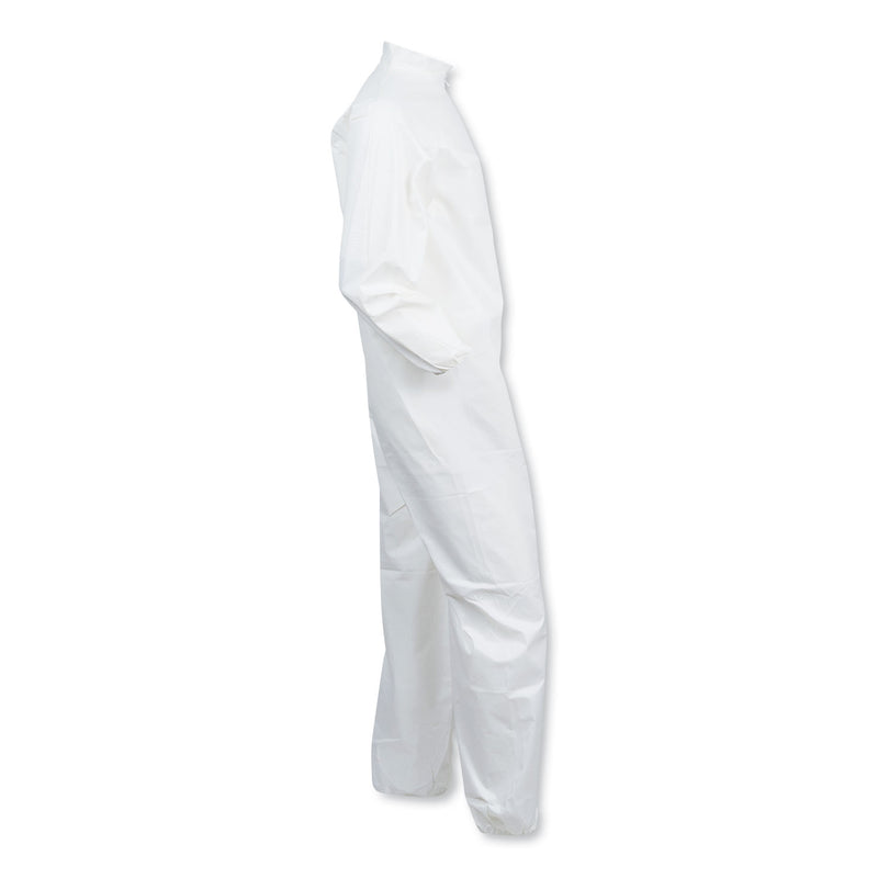 KleenGuard™ A40 Coveralls, Elastic Wrists/Ankles, X-Large, White (ANS44314) Case of 25