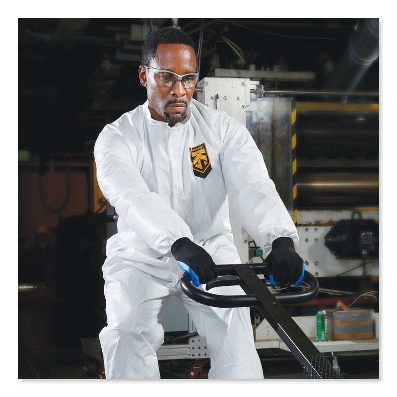 KleenGuard™ A40 Elastic-Cuff and Ankles Coveralls, White, Large, 25/Carton (ANS44313) Case of 25