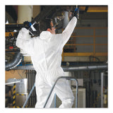 KleenGuard™ A20 Elastic Back, Cuff and Ankle Hooded Coveralls, Zip, X-Large, White, 24/Carton (KCC49114) 24 Pairs of Coveralls
