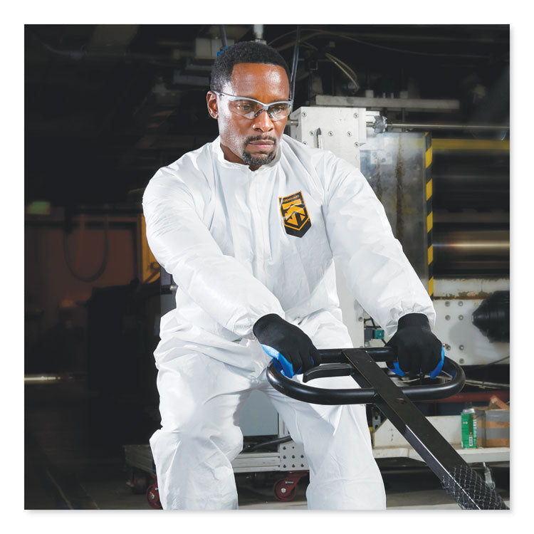 KleenGuard™ A20 Elastic Back Wrist/Ankle Coveralls, X-Large, White, 24/Carton (KCC49102) Case of 12