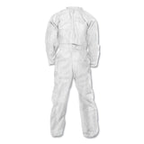 KleenGuard™ A20 Elastic Back Wrist/Ankle Coveralls, X-Large, White, 24/Carton (ANS49102) Case of 24