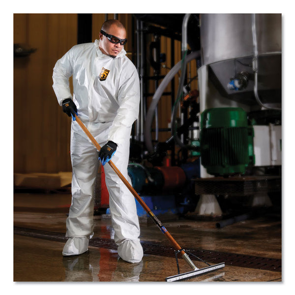 KleenGuard™ A40 Elastic-Cuff, Ankle, Hood and Boot Coveralls, X-Large, White, 25/Carton (KCC44334) Case of 25