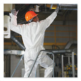 KleenGuard™ A30 Elastic-Back and Cuff Coveralls, Large, White, 25/Carton (KCC46103) Case of 25