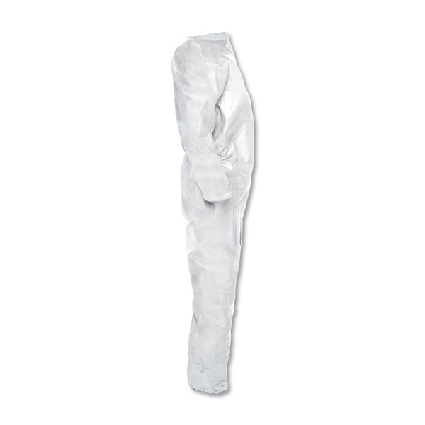 KleenGuard™ A20 Breathable Particle Protection Coveralls, Zip Closure, X-Large, White (ANS49104) Case of 24