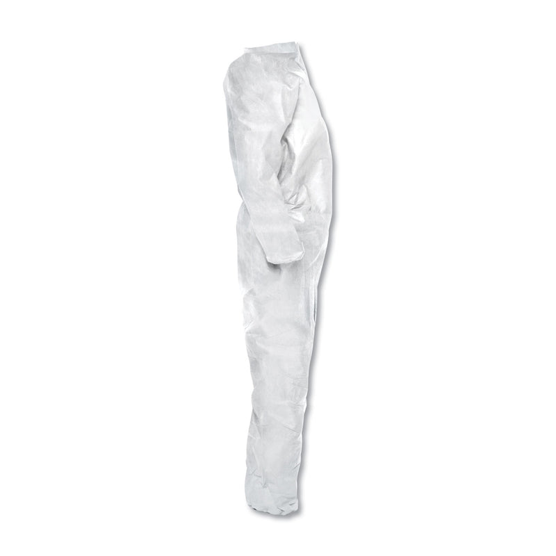 KleenGuard™ A20 Breathable Particle Protection Coveralls, Zip Closure, X-Large, White (ANS49104) Case of 24