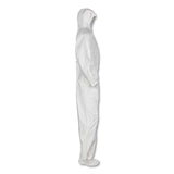KleenGuard™ A20 Elastic Back and Ankle Hood and Boot Coveralls, 2X-Large, White, 24/Carton (KCC49125) Case of 24