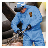 KleenGuard™ A20 Elastic Back Wrist/Ankle Hooded Coveralls, Large, Blue, 24/Carton (KCC58513) Case of 24