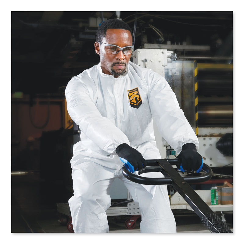 KleenGuard™ A30 Elastic-Back Coveralls, White, X-Large, 25/Carton (ANS46004) Case of 25