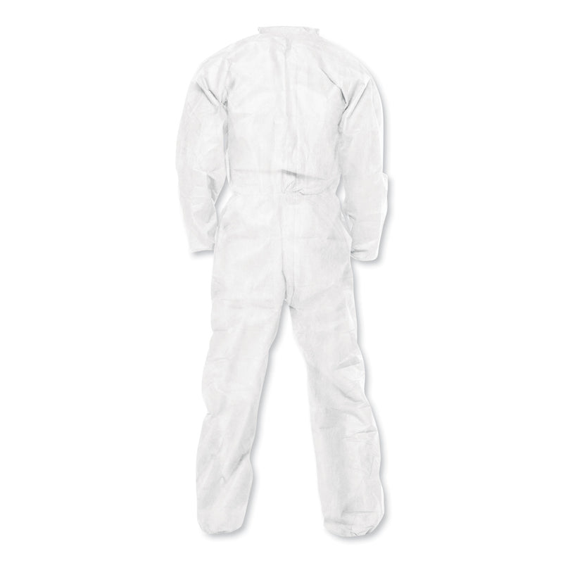 KleenGuard™ A20 Breathable Particle Protection Coveralls, Zip Closure, 2X-Large, White (ANS49105) Case of 24