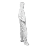 KleenGuard™ A40 Elastic-Cuff, Ankle, Hood and Boot Coveralls, X-Large, White, 25/Carton (KCC44334) Case of 25